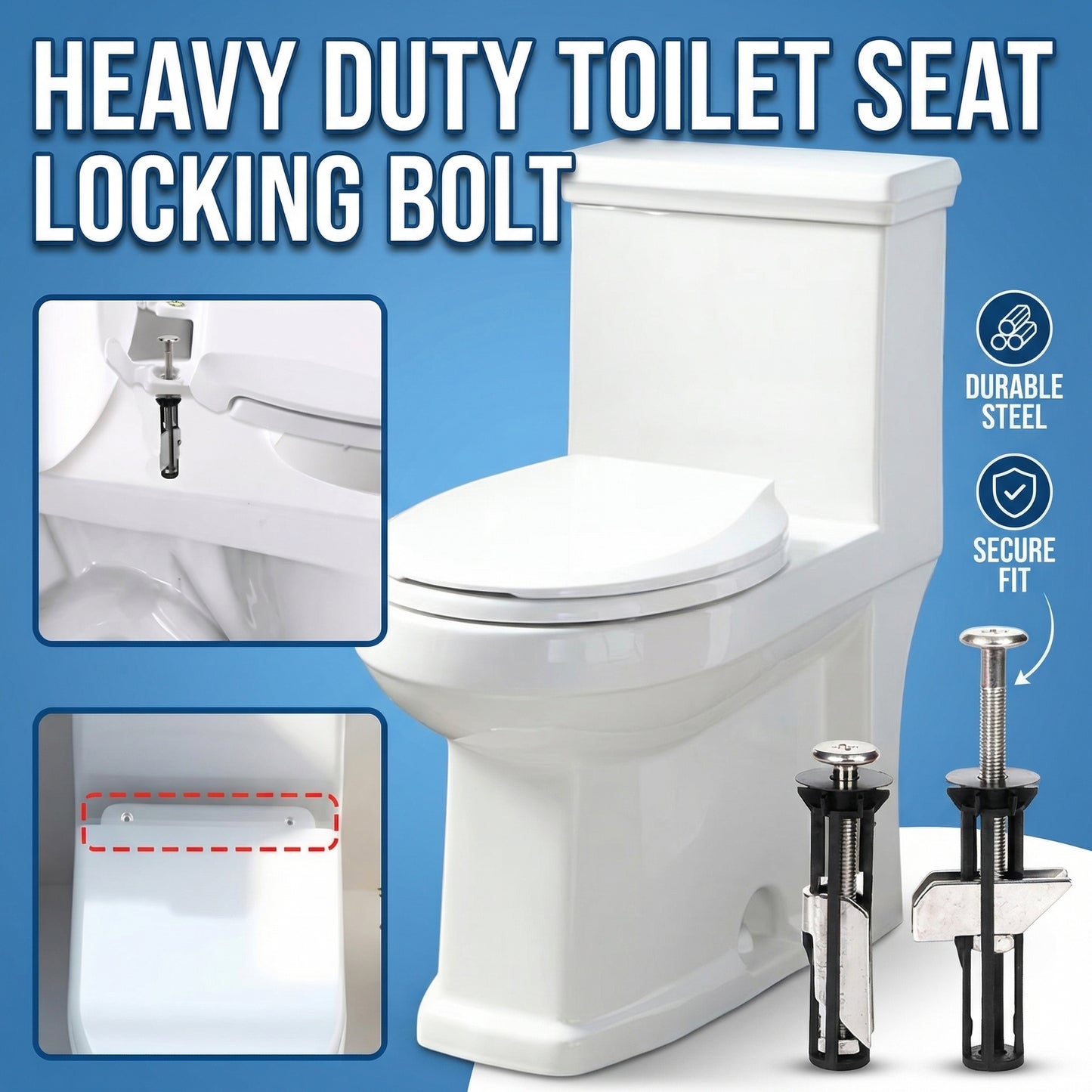 Toilet Seat Bolt Kit