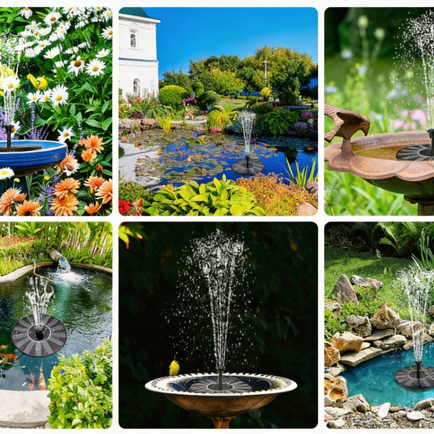 SolarSpray Fountain